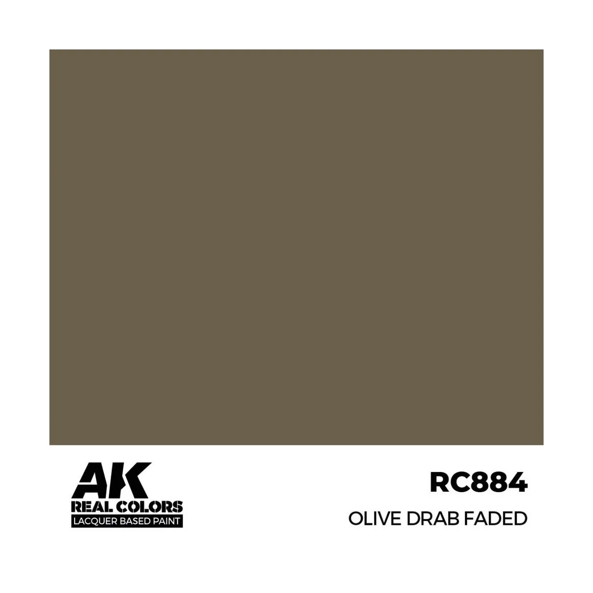 Real Colors: Olive Drab Faded 17 ml. - AK Interactive RC884