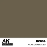 Real Colors: Olive Drab Faded 17 ml. - AK Interactive RC884