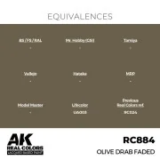 Real Colors: Olive Drab Faded 17 ml. - AK Interactive RC884