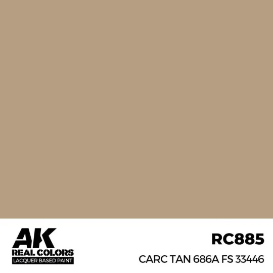 Real Colors: CARC Tan 686A FS 33446 17 ml. - AK Interactive RC885