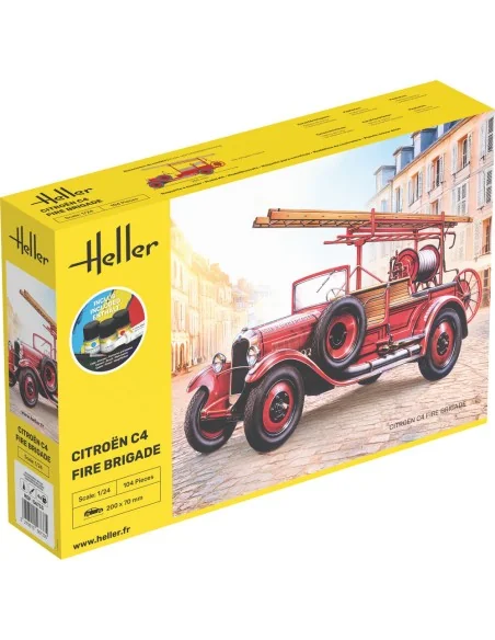 STARTER KIT Citroen C4 Fire Brigade, 1/24 - Heller 56733