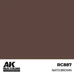 Real Colors: NATO Brown 17 ml. - AK Interactive RC887
