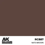 Real Colors: NATO Brown 17 ml. - AK Interactive RC887