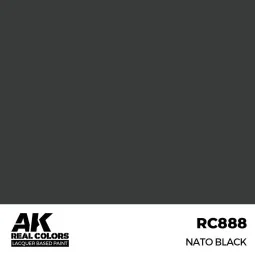 Real Colors: NATO Black 17 ml. - AK Interactive RC888