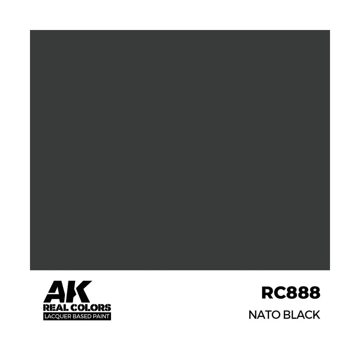 Real Colors: NATO Black 17 ml. - AK Interactive RC888