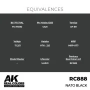 Real Colors: NATO Black 17 ml. - AK Interactive RC888