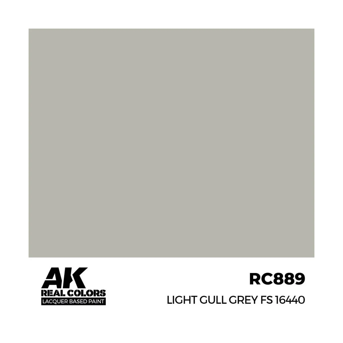 Real Colors: Light Gull Grey FS 16440 17 ml. - AK Interactive RC889