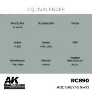 Real Colors: ADC Grey FS 16473 17 ml. - AK Interactive RC890