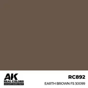Real Colors: Earth Brown FS 30099 17 ml. - AK Interactive RC892