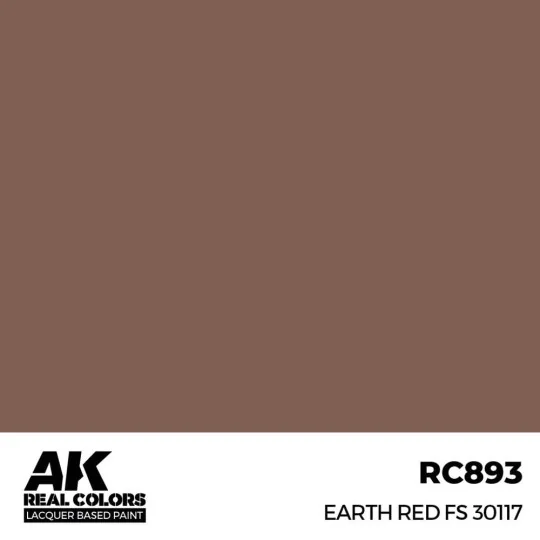 Real Colors: Earth Red FS 30117 17 ml. - AK Interactive RC893
