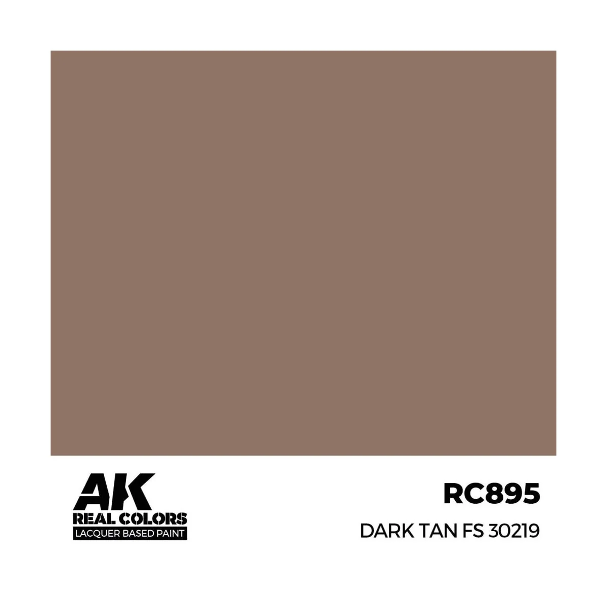 Real Colors: Dark Tan FS 30219 17 ml. - AK Interactive RC895 Real Colors: Dark Tan FS 30219 17 ml. - AK Interactive RC895