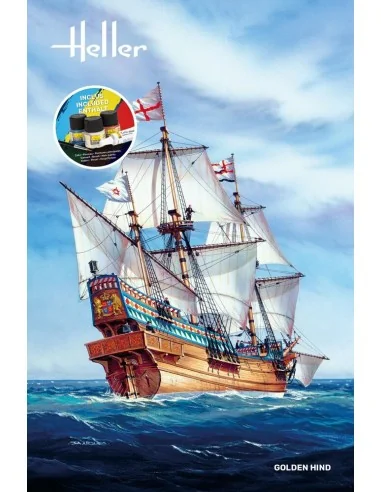 [NO_DESC] STARTER KIT Golden Hind, 1/96 - Heller 56829