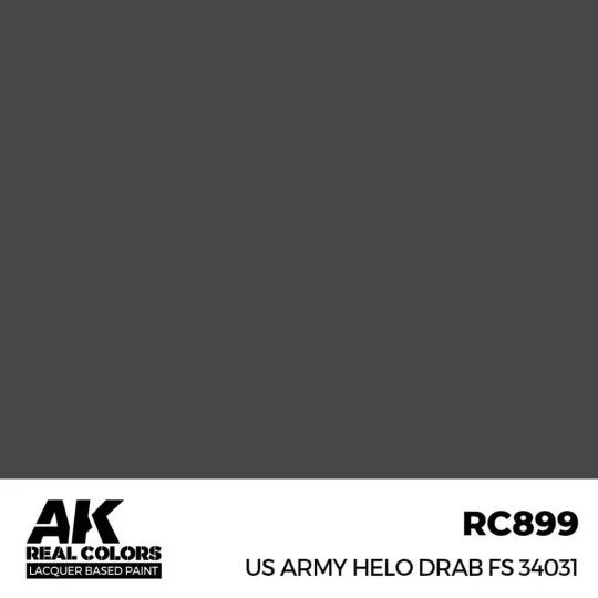Real Colors: US Army Helo Drab FS 34031 17 ml. - AK Interactive RC899