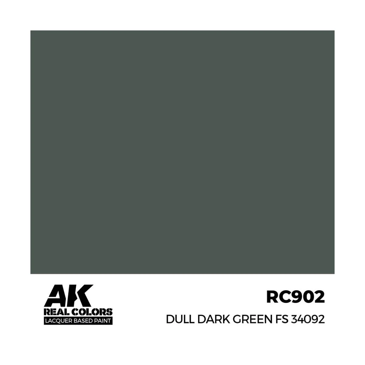 Real Colors: Dull Dark Green FS 34092 17 ml. - AK Interactive RC902