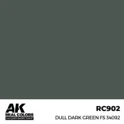 Real Colors: Dull Dark Green FS 34092 17 ml. - AK Interactive RC902