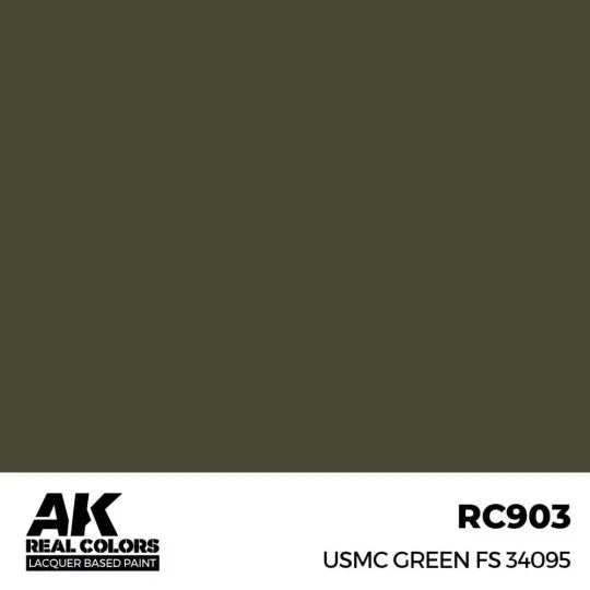 Real Colors: USMC Green FS 34095 17 ml. - AK Interactive RC903 Real Colors: USMC Green FS 34095 17 ml. - AK Interactive RC903