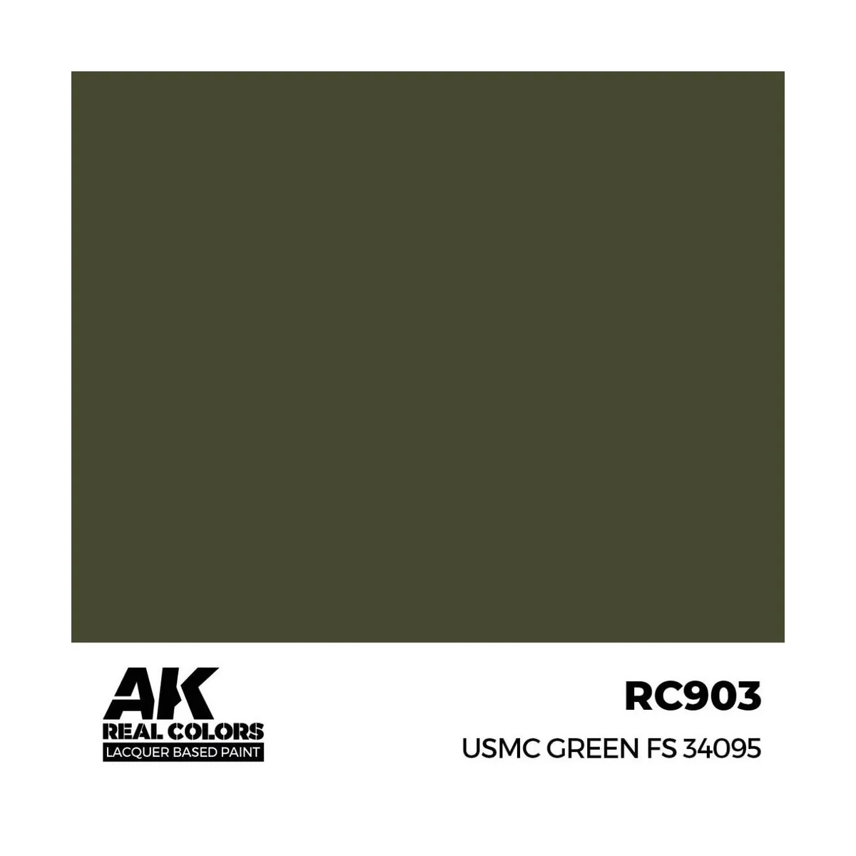 Real Colors: USMC Green FS 34095 17 ml. - AK Interactive RC903 Real Colors: USMC Green FS 34095 17 ml. - AK Interactive RC903