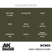 Real Colors: USMC Green FS 34095 17 ml. - AK Interactive RC903