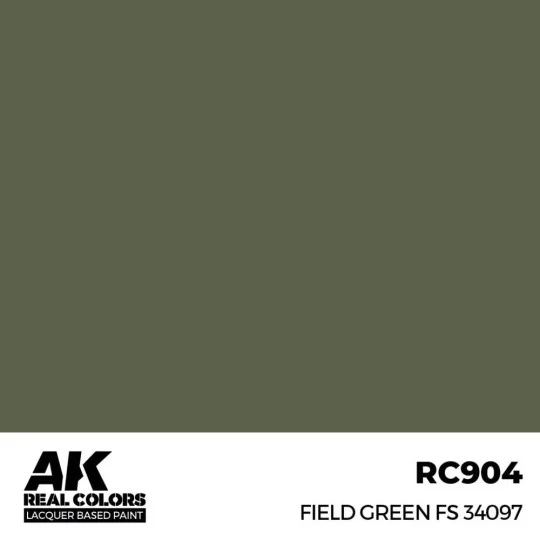 Real Colors: Field Green FS 34097 17 ml. - AK Interactive RC904 Real Colors: Field Green FS 34097 17 ml. - AK Interactive RC904