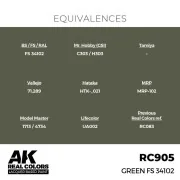 Real Colors: Green FS 34102 17 ml. - AK Interactive RC905