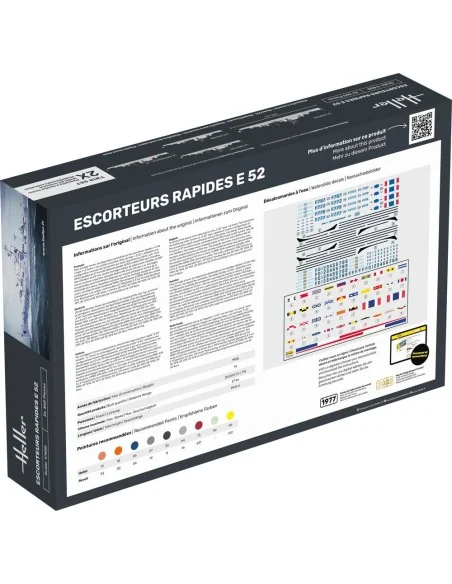 [NO_DESC] STARTER KIT Escorteurs Rapides E 52, 1/400 - Heller 57094