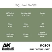 Real Colors: Pale Green FS 34227 17 ml. - AK Interactive RC907