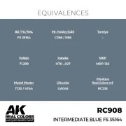 Real Colors: Intermediate Blue FS 35164 17 ml. - AK Interactive RC908 Real Colors: Intermediate Blue FS 35164 17 ml. - AK Interactive RC908