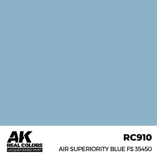 Real Colors: Air Superiority Blue FS 35450 17 ml. - AK Interactive ...