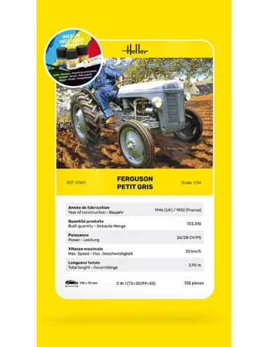 STARTER KIT Ferguson Petit Gris, 1/24 - Heller 57401