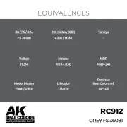 Real Colors: Grey FS 36081 17 ml. - AK Interactive RC912