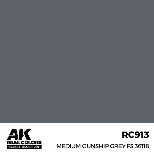 Real Colors: Medium Gunship Grey FS 36118 17 ml. - AK Interactive R...