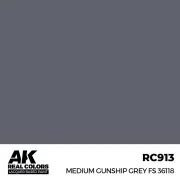 Real Colors: Medium Gunship Grey FS 36118 17 ml. - AK Interactive R...