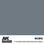 Real Colors: F-15 Dark Grey (MOD EAGLE) FS 36176 17 ml. - AK Intera...