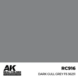 Real Colors: Dark Gull Grey FS 36231 17 ml. - AK Interactive RC916