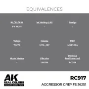 Real Colors: Aggressor Grey FS 36251 17 ml. - AK Interactive RC917 Real Colors: Aggressor Grey FS 36251 17 ml. - AK Interactive RC917