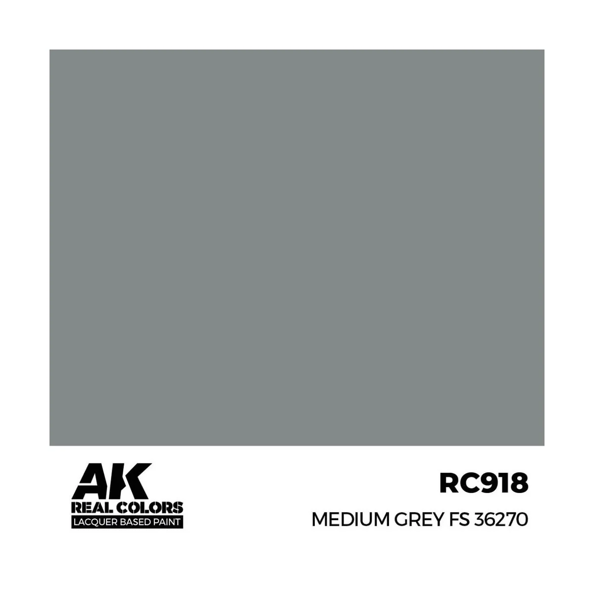 Real Colors: Medium Grey FS 36270 17 ml. - AK Interactive RC918