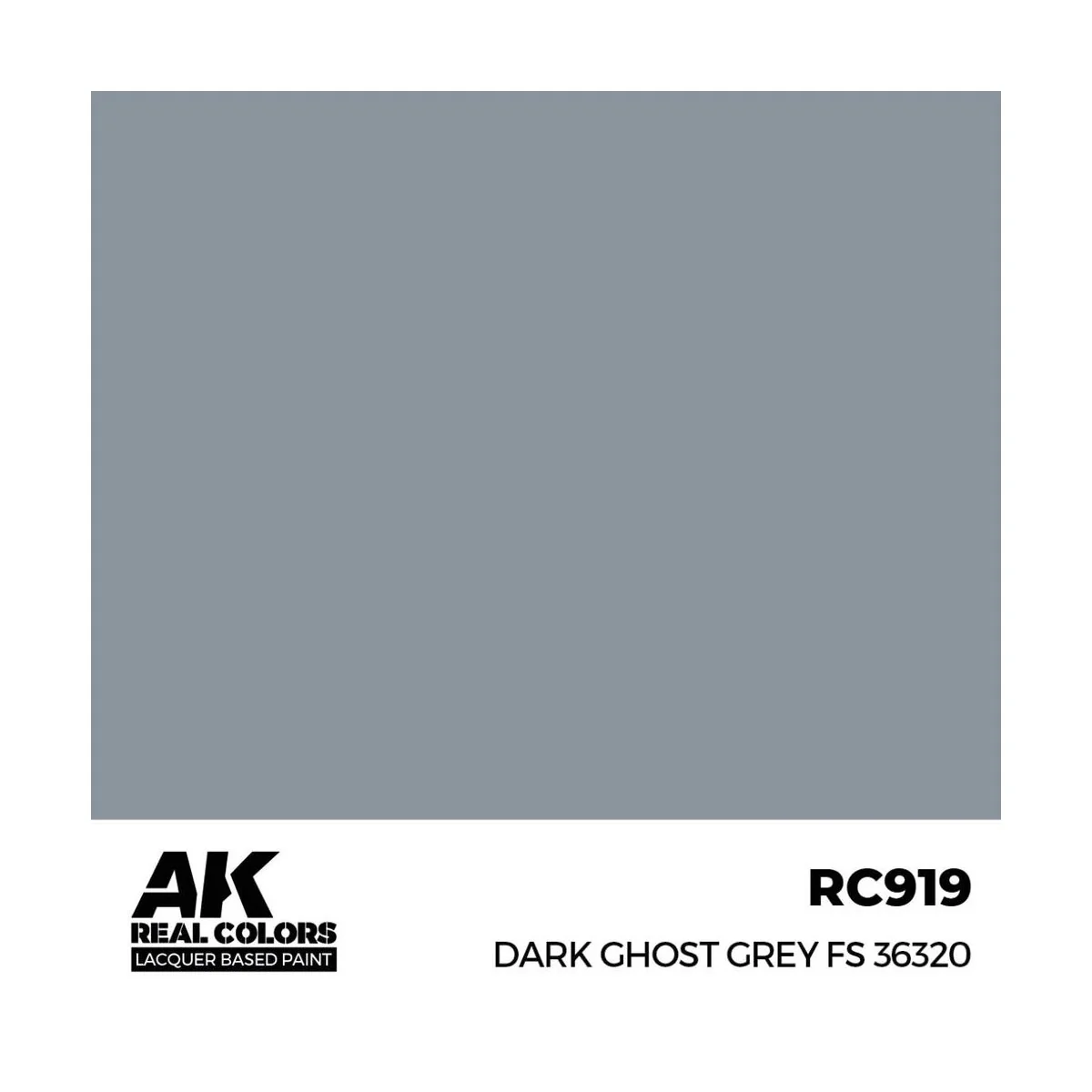 Real Colors: Dark Ghost Grey FS 36320 17 ml. - AK Interactive RC919