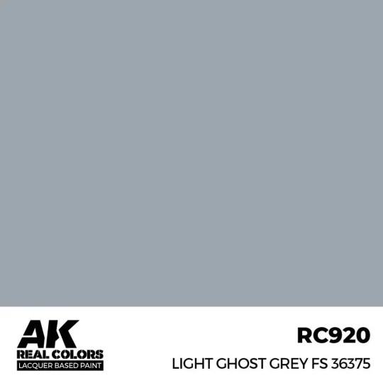 Real Colors: Light Ghost Grey FS 36375 17 ml. - AK Interactive RC920 Real Colors: Light Ghost Grey FS 36375 17 ml. - AK Interactive RC920