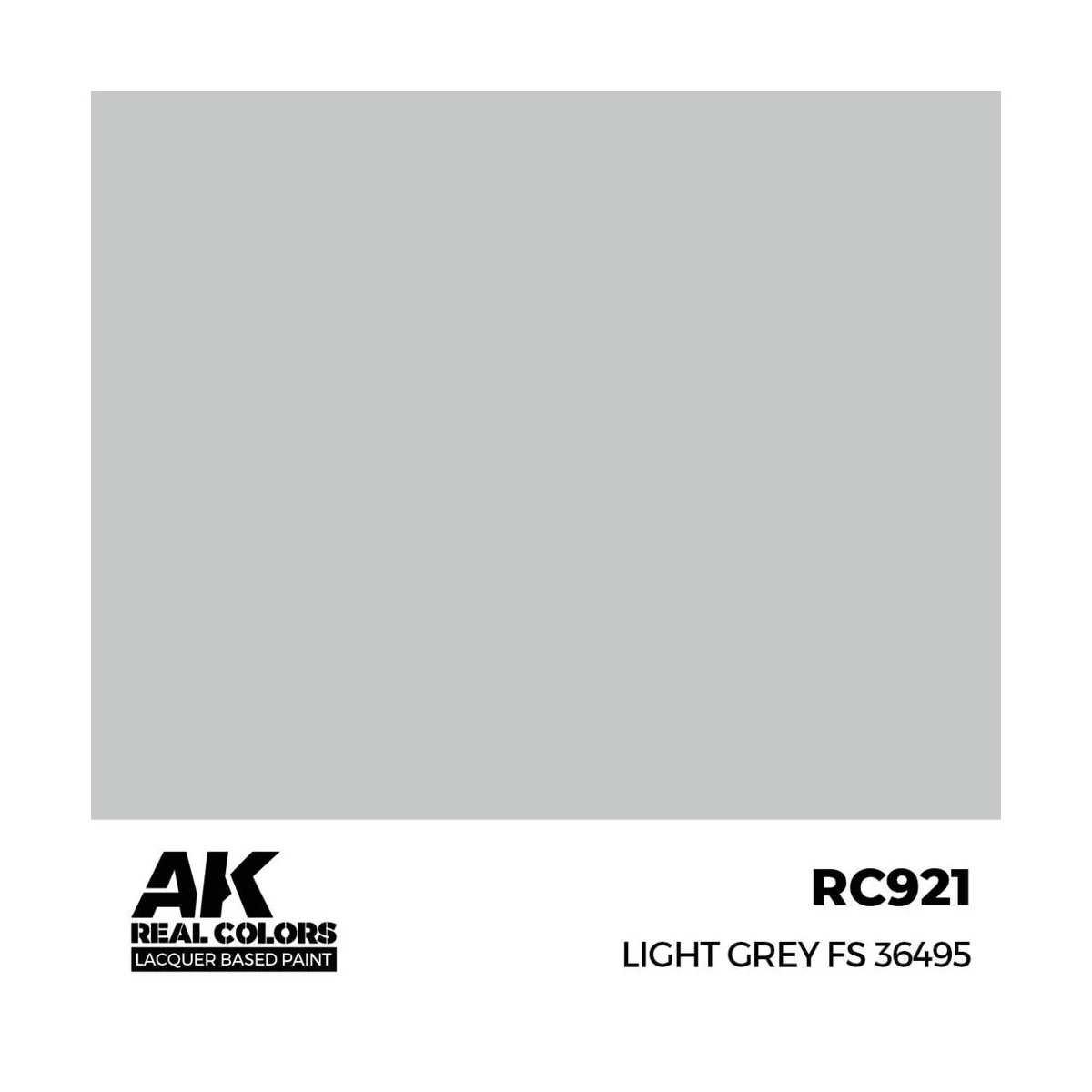 Real Colors: Light Grey FS 36495 17 ml. - AK Interactive RC921