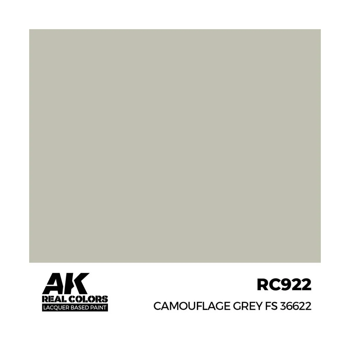 Real Colors: Camouflage Grey FS 36622 17 ml. - AK Interactive RC922 Real Colors: Camouflage Grey FS 36622 17 ml. - AK Interactive RC922