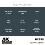 Real Colors: Dark Sea Blue 17 ml. - AK Interactive RC925
