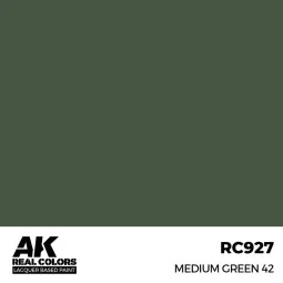 Real Colors: Medium Green 42 17 ml. - AK Interactive RC927