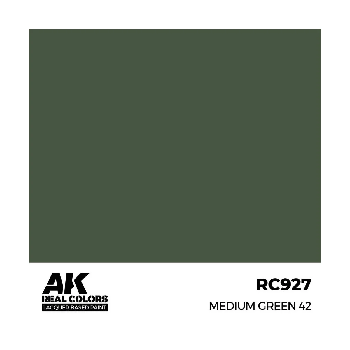 Real Colors: Medium Green 42 17 ml. - AK Interactive RC927