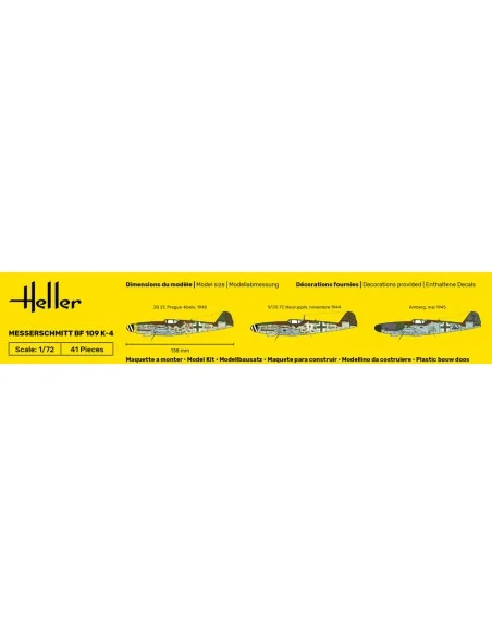 Messerschmitt Bf 109 K-4, 1/72 - Heller 80229