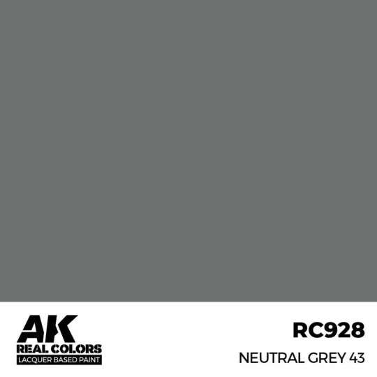 Real Colors: Neutral Grey 43 17 ml. - AK Interactive RC928