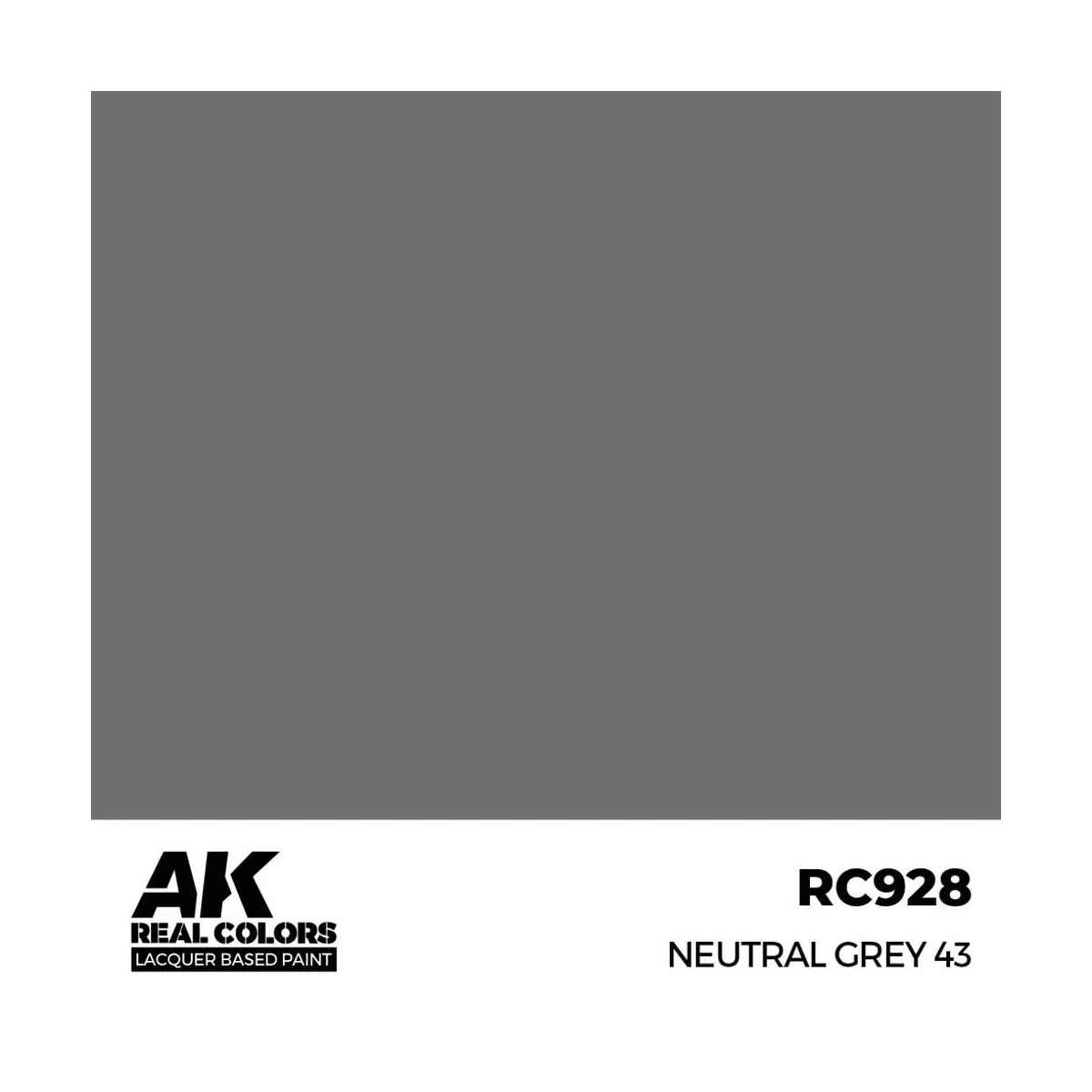 Real Colors: Neutral Grey 43 17 ml. - AK Interactive RC928