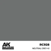Real Colors: Neutral Grey 43 17 ml. - AK Interactive RC928