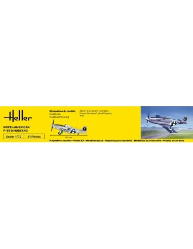 P-51 Mustang, 1/72 - Heller 80268