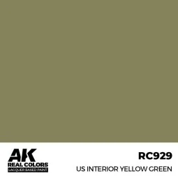 Real Colors: US Interior Yellow Green 17 ml. - AK Interactive RC929