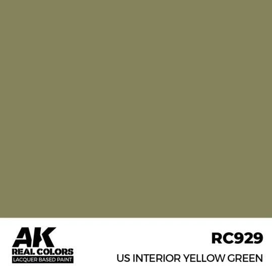 Real Colors: US Interior Yellow Green 17 ml. - AK Interactive RC929